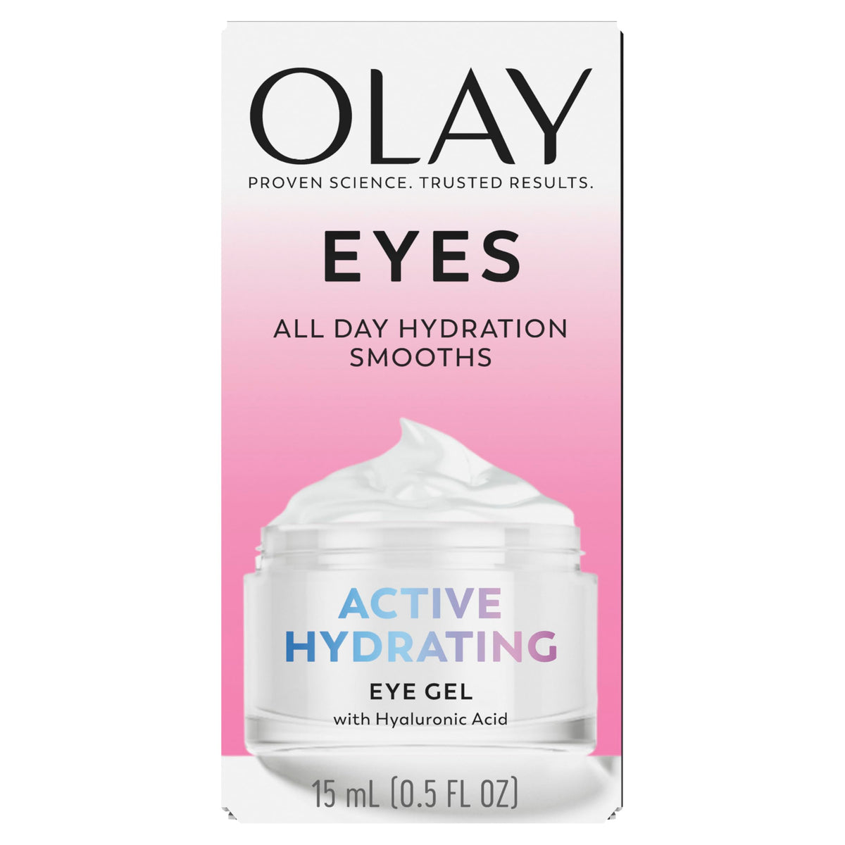 Olay Active Hydrating Eye Gel - Fragrance-Free Hyaluronic & Niacinamide (15g)