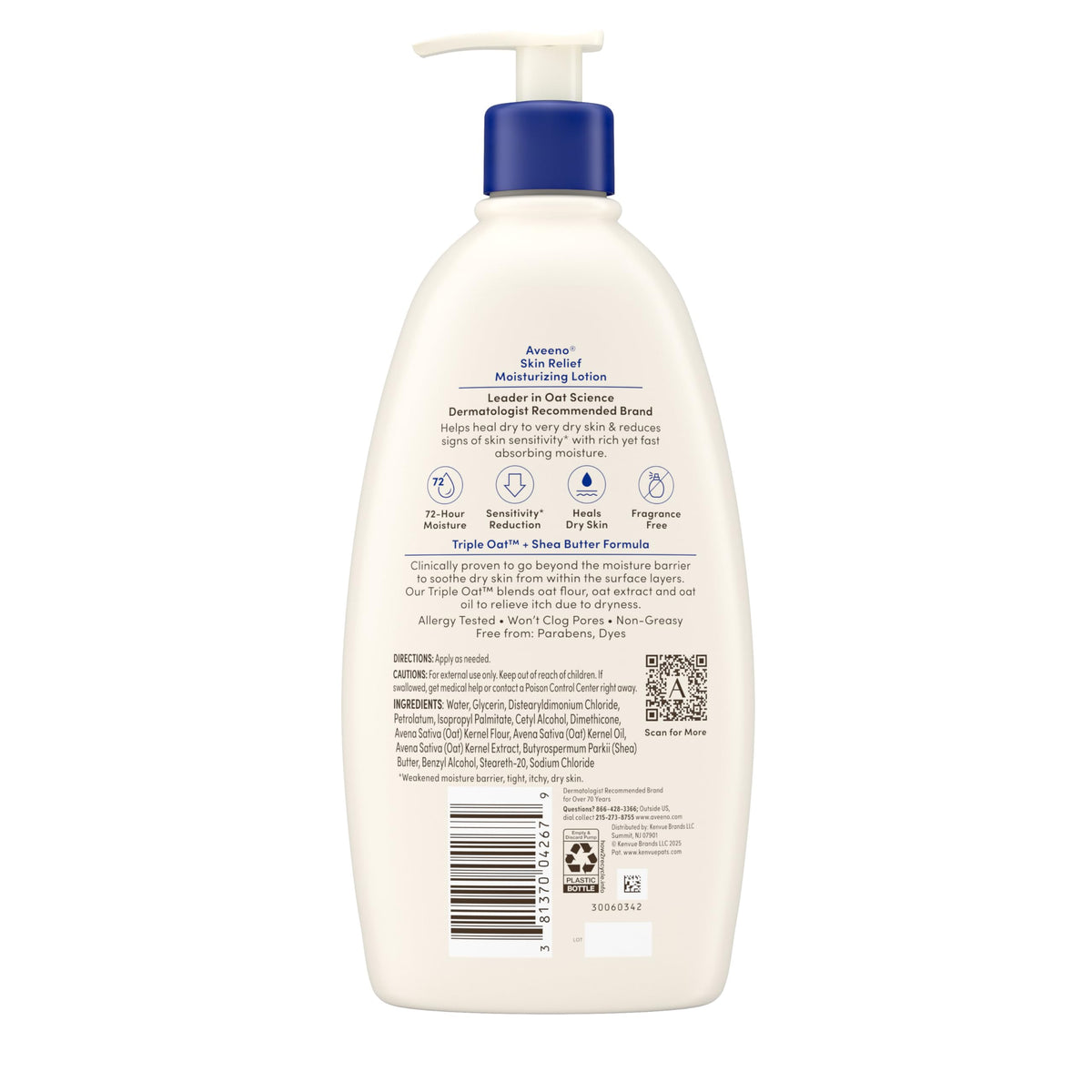 Aveeno Skin Relief Moisturizing Lotion 18 fl oz for Very Dry Sensitive Skin