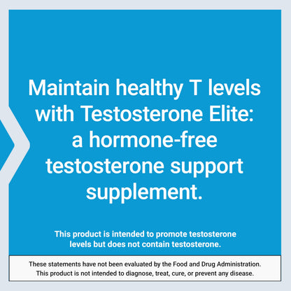 Testosterone Support Supplement for Men - Male Health, Energy & Performance Formula with Pomegranate & Cacao - Life Extension Testosterone Elite (30 Capsules)