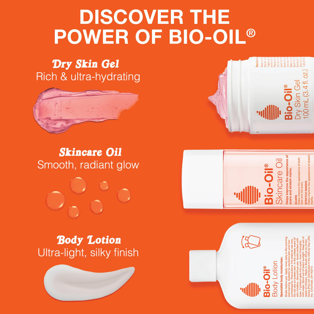 Bio-Oil Skincare Body Oil Serum 6.7 oz, Face & Body Moisturizer for Scars & Stretch Marks