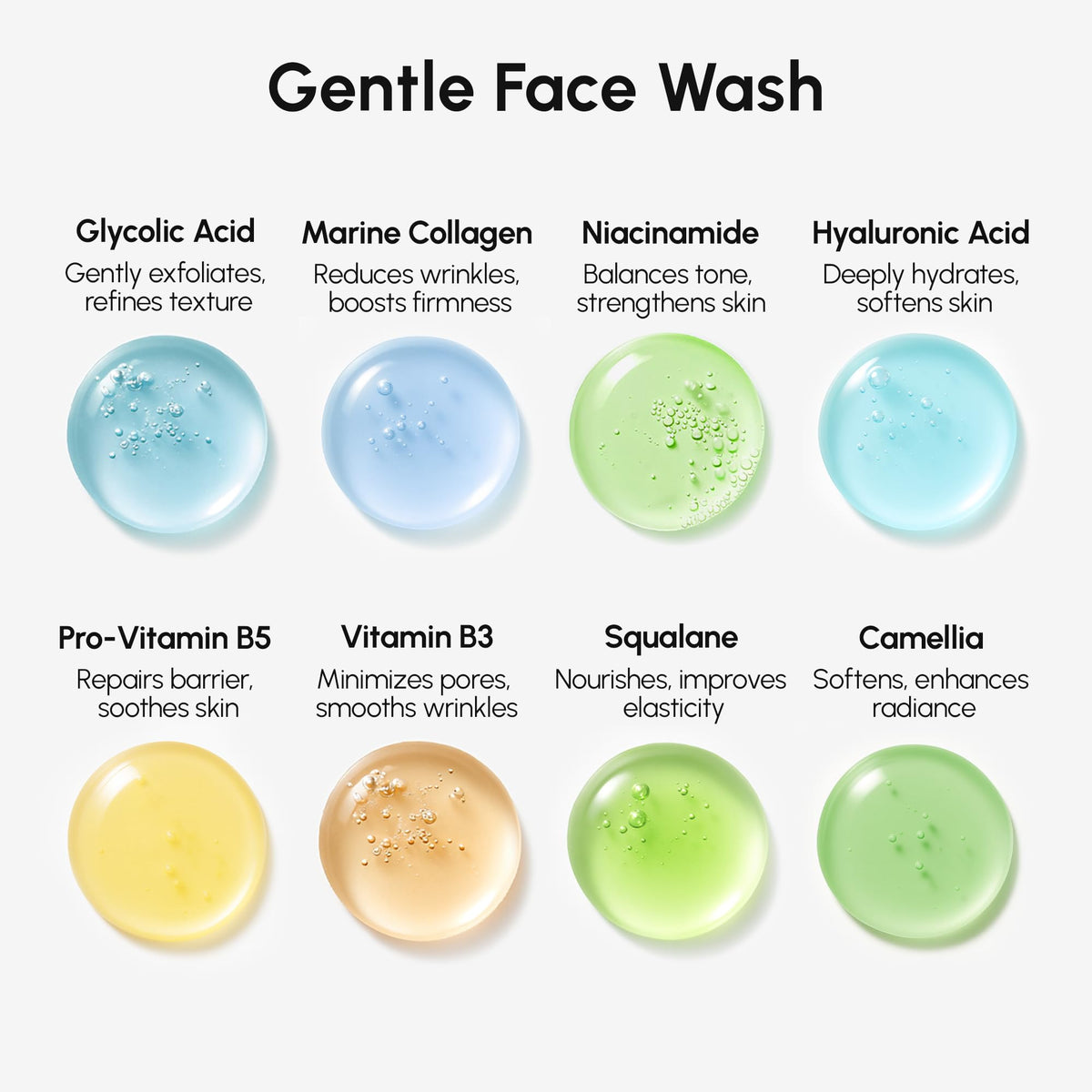 MAREE Face Exfoliator - Microdermabrasion Facial Scrub & Exfoliating Face Wash for Women - Collagen & Glycolic Acid - Gentle Scrub and Exfoliant - Men Exfoliating Scrubber - Exfoliante Facial Cleanser