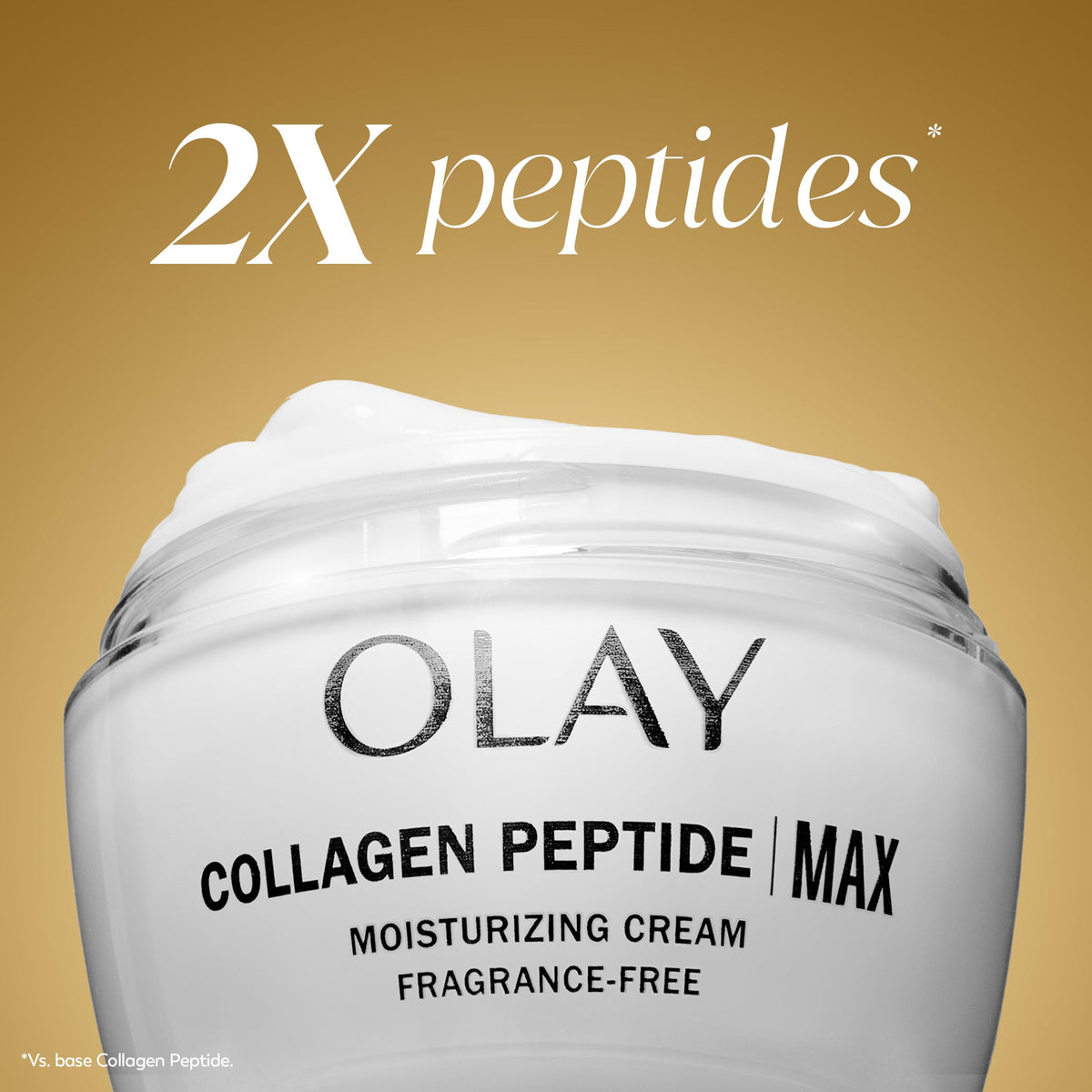 Olay Collagen Peptide Face Moisturizer, Firming Cream for Women, Fragrance-Free, Non-Greasy - Hydrating, Anti-Aging, Anti-Wrinkle, Smoothing of Fine Lines, Tightening Skin Care - Niacinamide, 1.7 Oz