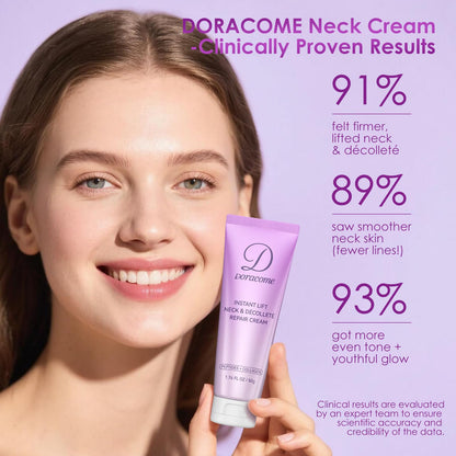 Retinol, Collagen & Hyaluronic Acid Neck Firming Cream (1.76 fl oz) - Advanced Tightening & Lifting Treatment for Neck & Face