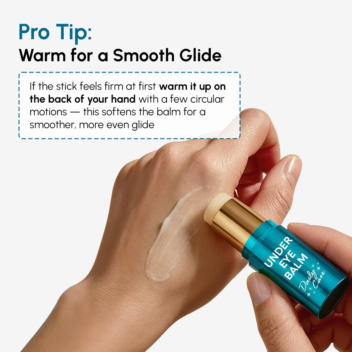 MAREE Under Eye Balm Stick with Retinol & Ceramide Complex (1 Stick) - Targeted Eye Brightener & Anti-Wrinkle Facial Moisturizer