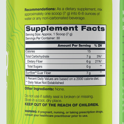 NATURE'S CALLING All-Natural Fiber Supplement - Gentle - Non-GMO - Low-FODMAP - Sunfiber - Prebiotic, 30 Servings (7.4 oz)