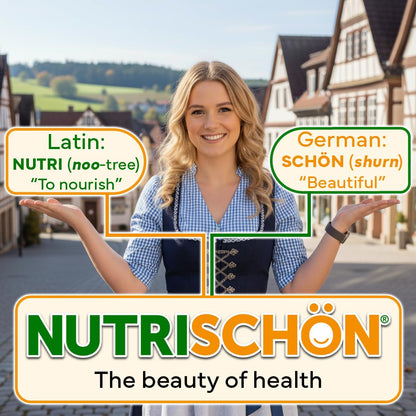 NUTRISCHON - Dietary Fiber Supplement - Relieves Constipation Naturally, Supports Gut Health & Regularity, with Added Açai, Sugar Free, Non-GMO - (4.5 oz, Pineapple)