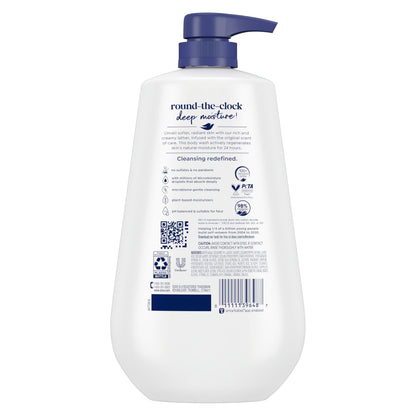 Dove Body Wash Deep Moisture 30.6 oz - Moisturizing Skin Cleanser No Sulfates No Parabens