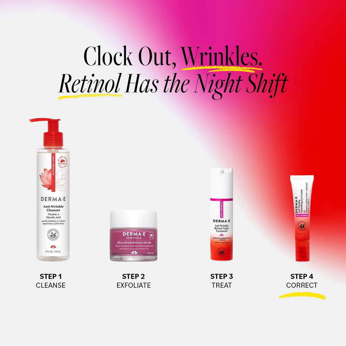 Derma E Anti-Wrinkle Smoothing Eye Cream - Retinol & Caffeine Complex