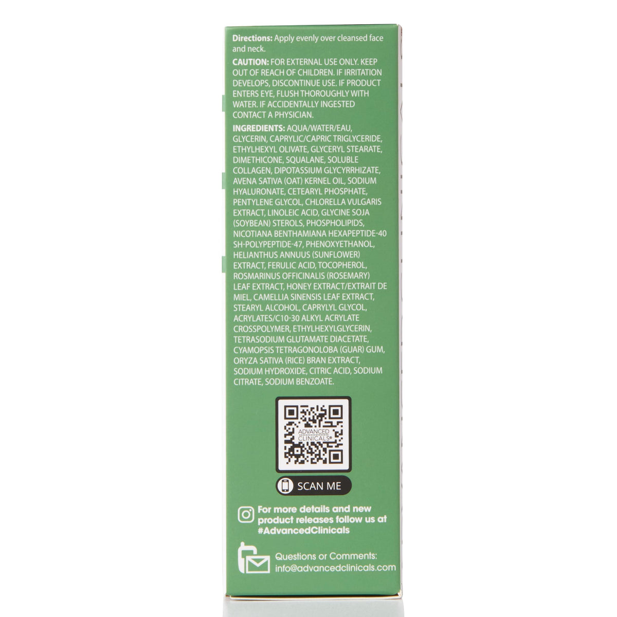 Advanced Clinicals Collagen & Hyaluronic Acid Duo - Fragrance-Free (52ml x 2)