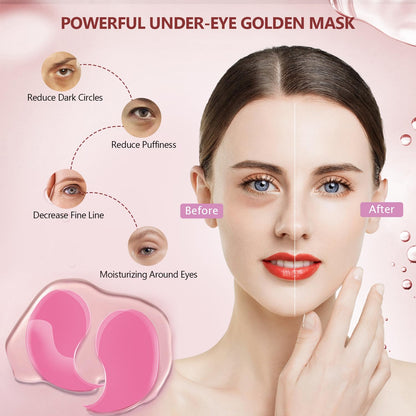 Yargkos Pink Collagen Under Eye Patches - 60 Pcs (30 Pairs)
