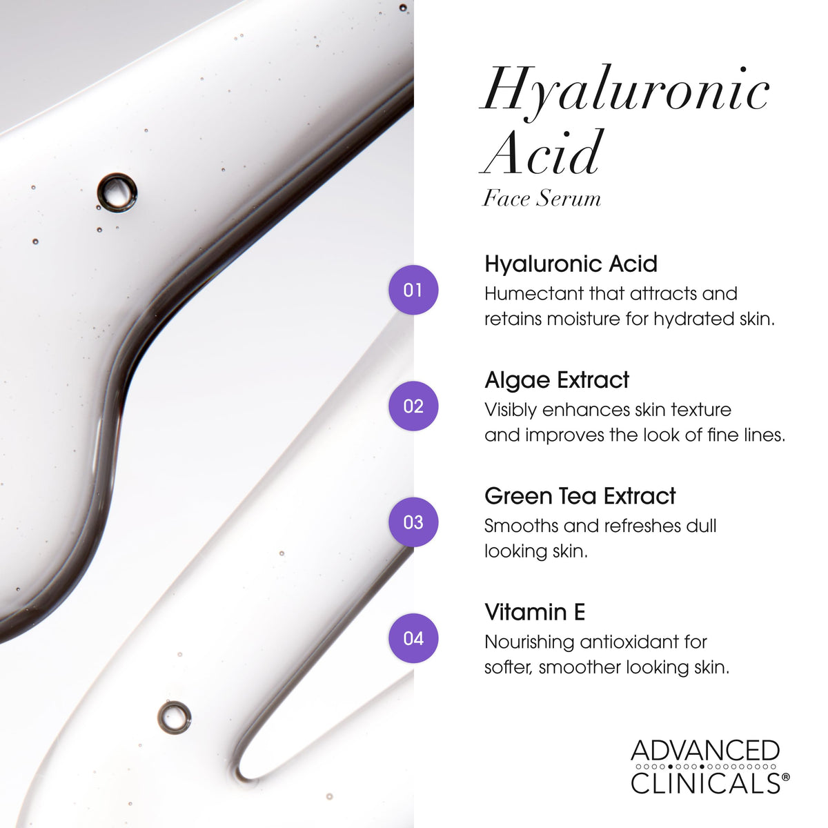 Advanced Clinicals 3PC Skincare Set - Vitamin C, Retinol & Hyaluronic Acid
