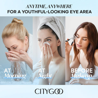 CITYGOO Peptide Moisturizing Eye Stick (1pcs) - Deep Hydration with Collagen & Hyaluronic Acid - Rapid Treatment for Dark Circles, Puffiness & Fine Lines