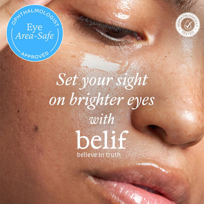 belif Aqua Bomb Cooling Eye Gel (15ml / 0.5 fl. oz.) - Hydrating Eye Treatment with Caffeine, Hyaluronic Acid & Vitamin C - Korean Skincare
