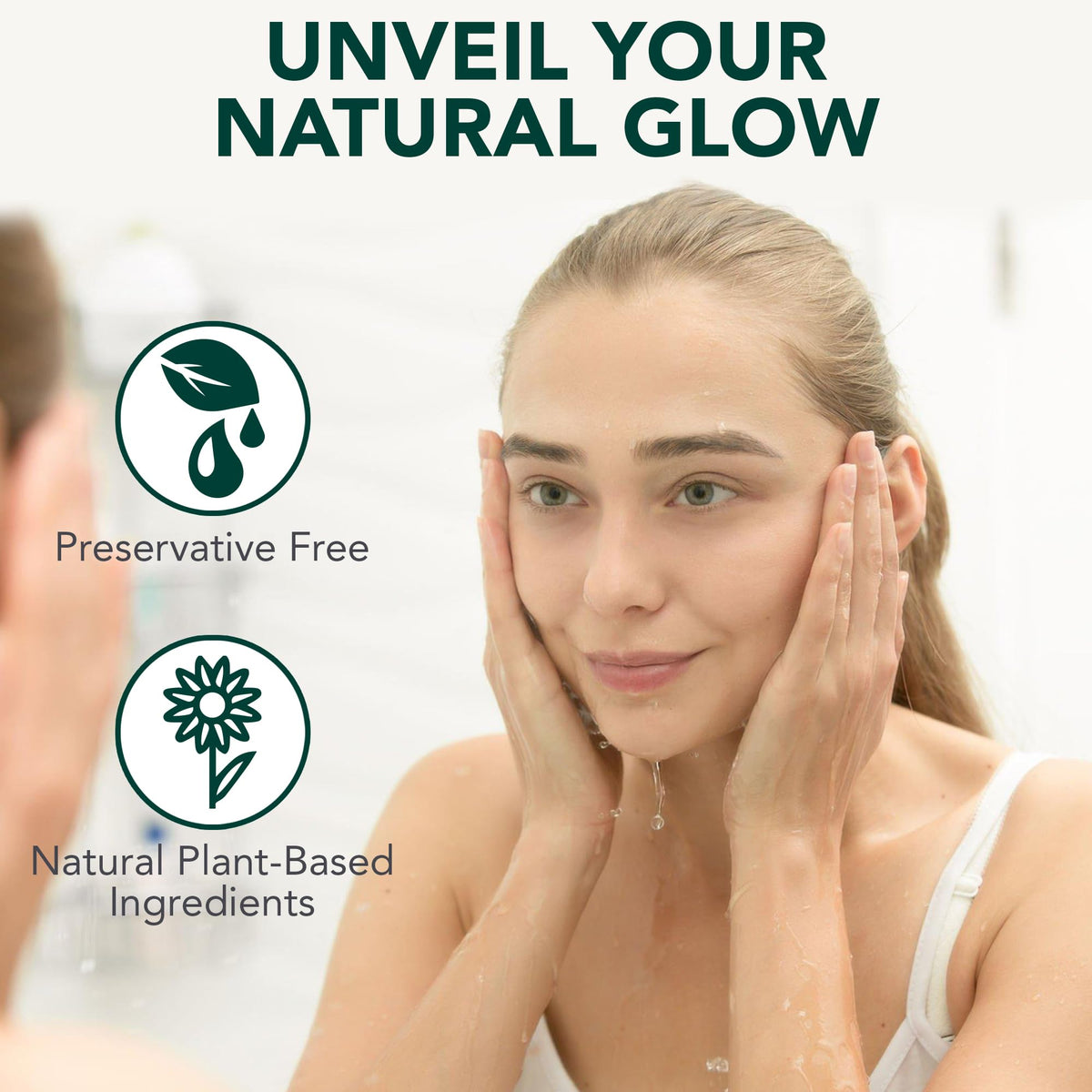 NOVEHA Demodex Extra Strength Eyelid Gel Cleanser - Tea Tree Oil Eyelid Cleanser for Dry Eye, MGD & Itchy Eyelids (50ml)