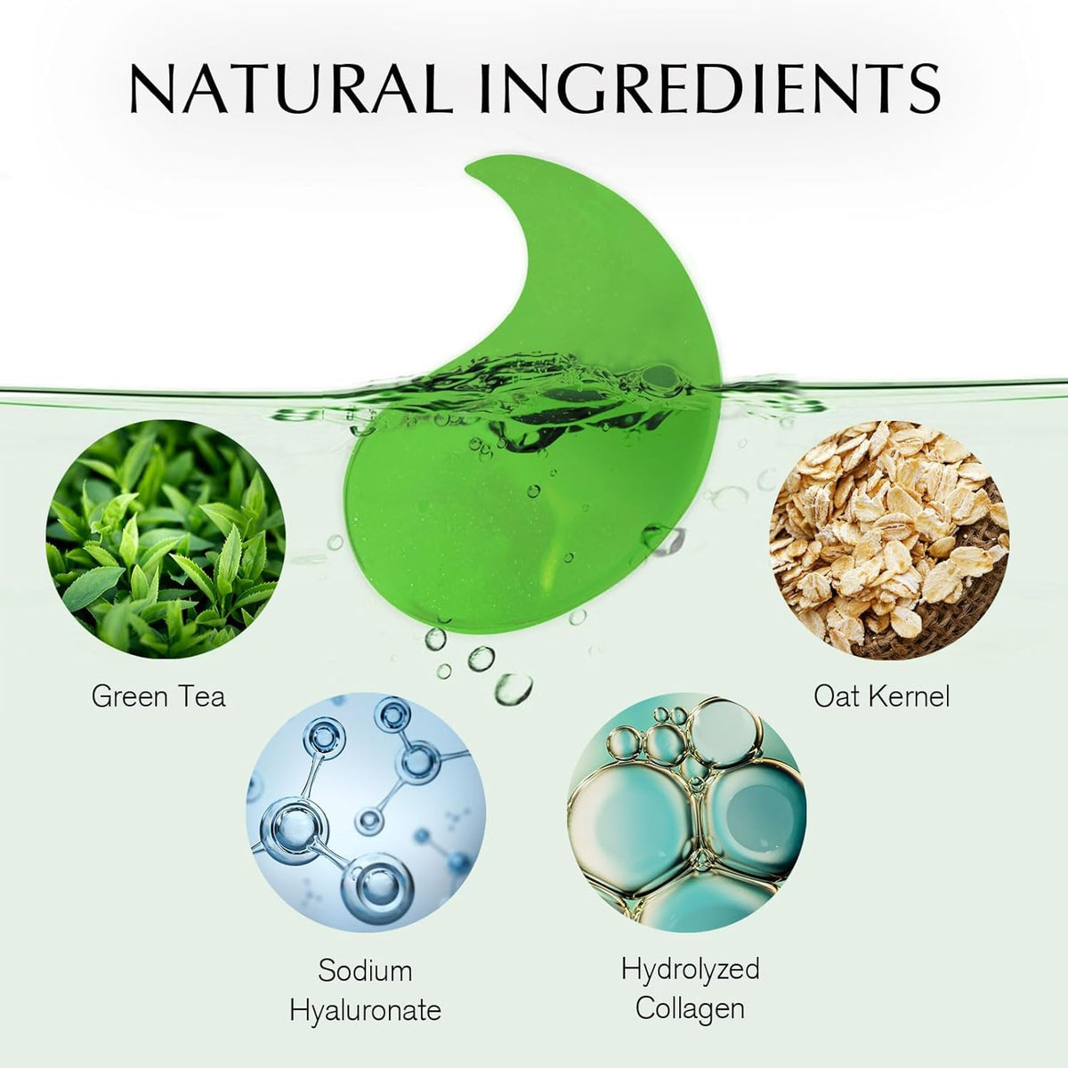 Under Eye Patches for Puffiness Kit - Green Tea & Caffeine (120 Pcs)