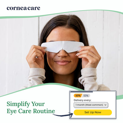 CorneaCare Rescue: Self-Cooling Hydrogel Eye Compress (12 Count) - Instant Relief for Puffy, Tired & Dry Eyes
