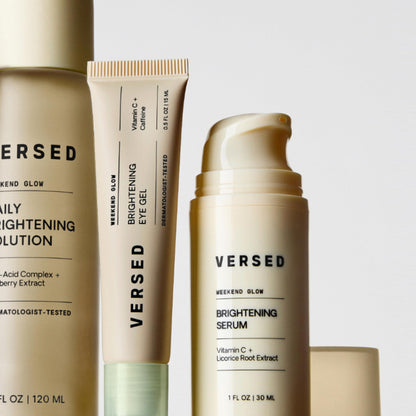 Versed Weekend Glow Eye Gel - Vitamin C & Caffeine Under Eye Treatment for Dark Circles, Dark Spots & Puffiness (0.5 oz.)