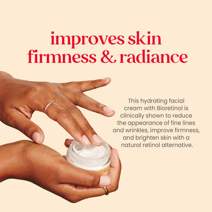 Burt's Bees Renewal Firming Face Cream (1.8 oz) - Natural Retinol Alternative (Bakuchiol) Anti-Aging Moisturizer