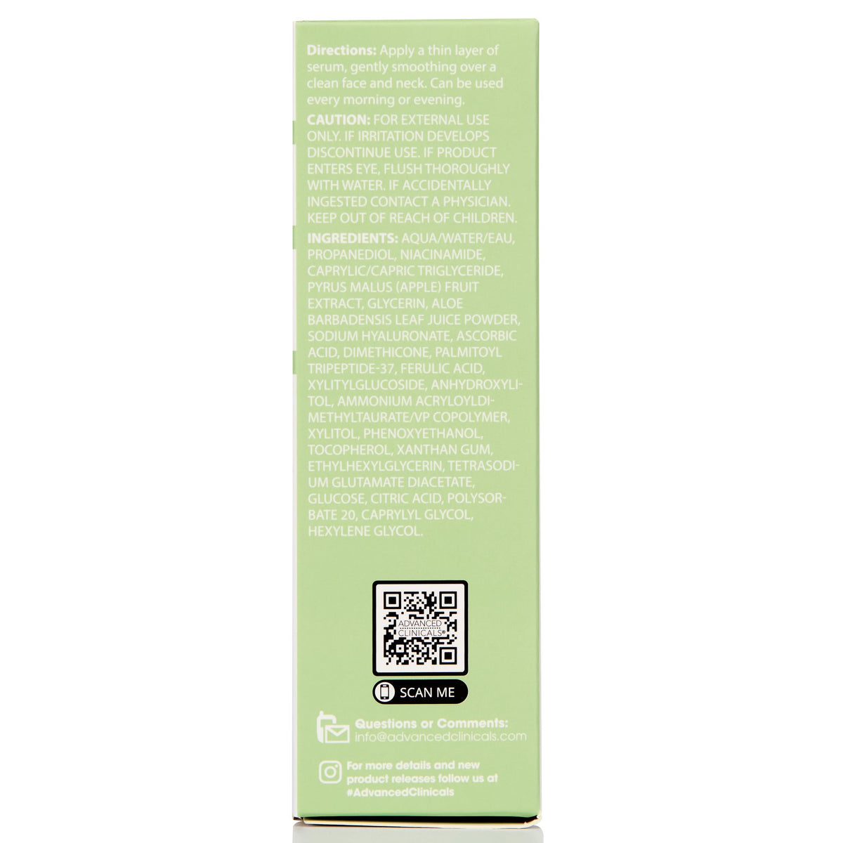 Advanced Clinicals 5% Niacinamide Serum - Barrier Support & Brightening (52ml)