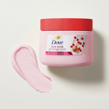 Dove Himalayan Salt & Rose Oil Body Scrub 15 oz, Exfoliating & Nourishing