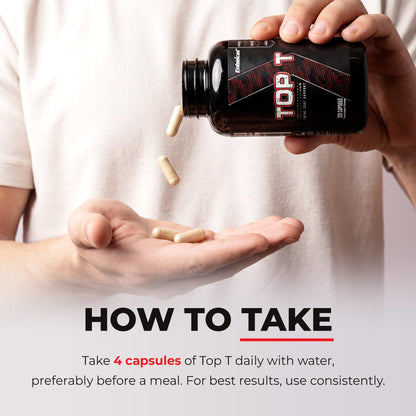 18-in-1 Testosterone Booster for Men - Tongkat Ali, Fadogia, Ashwagandha & DIM - Libido, Muscle Growth & Estrogen Support - Enhanced Labs Top T (120 Capsules)
