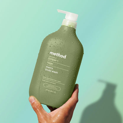 Method Body Wash Juniper + Sage 28 oz, Refreshing Shower Gel