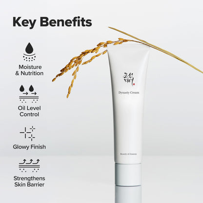 Beauty of Joseon Dynasty Cream Hydrating Face Moisturizer for Dry, Sensitive Skin, Korean Skincare for Men and Women 100ml, 3.38 fl.oz