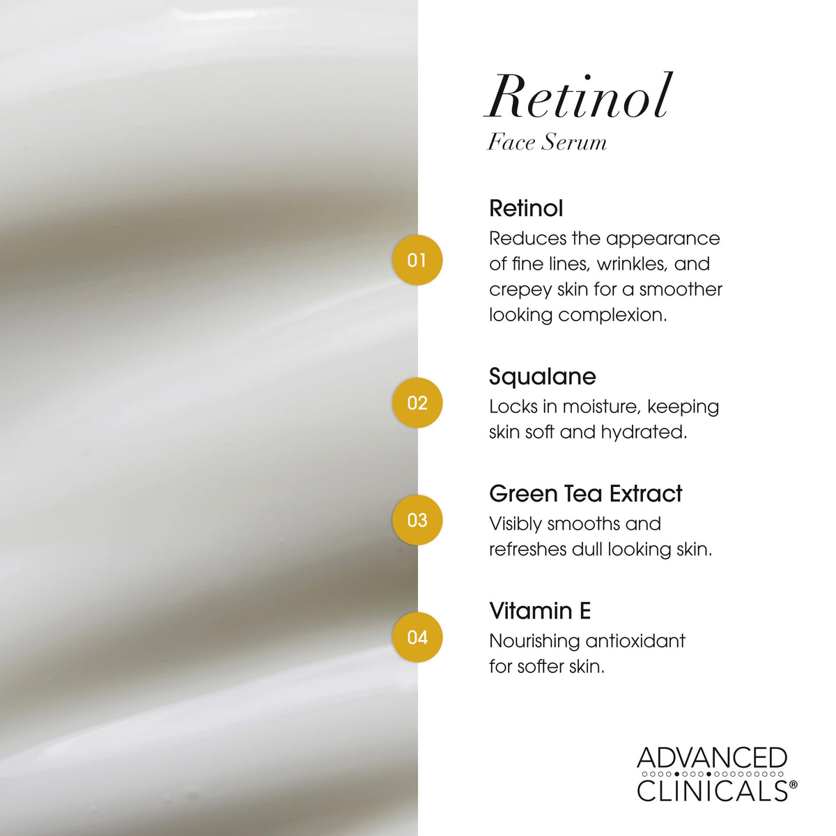 Advanced Clinicals 3PC Skincare Set - Vitamin C, Retinol & Hyaluronic Acid