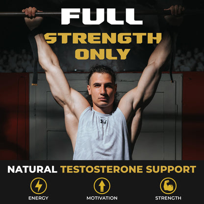 Fadogia Agrestis & Tongkat Ali Supplement for Men & Women - Energy, Strength & Vitality Support - USA Made, 3rd Party Tested (3 Month Supply)
