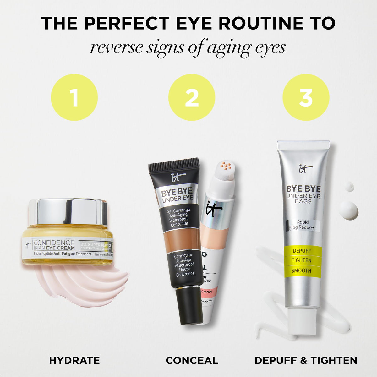 IT Cosmetics Bye Bye Under Eye Bags - Daytime Treatment (0.5 oz)