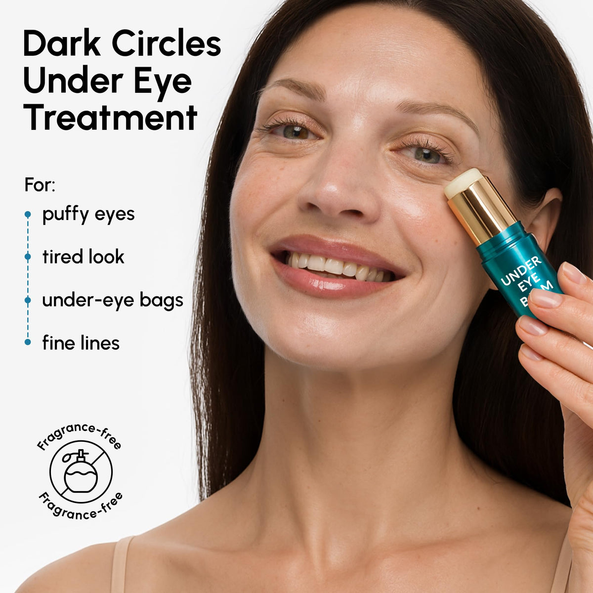 MAREE Under Eye Balm Stick with Retinol & Ceramide Complex (1 Stick) - Targeted Eye Brightener & Anti-Wrinkle Facial Moisturizer