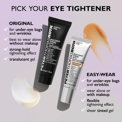 Peter Thomas Roth Instant FIRMx Eye Temporary Eye Tightener - 30ml - Easy-Wear Formula for Instant Eye Lift