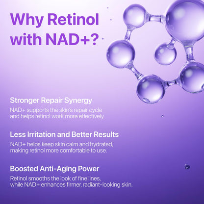 numbuzin No.9 NAD+ Retinol Eye Cream - Depuffing & Firming Eye Serum for Dark Circles, Wrinkles & Fine Lines - With Peptides & Niacinamide (0.33 fl oz.)