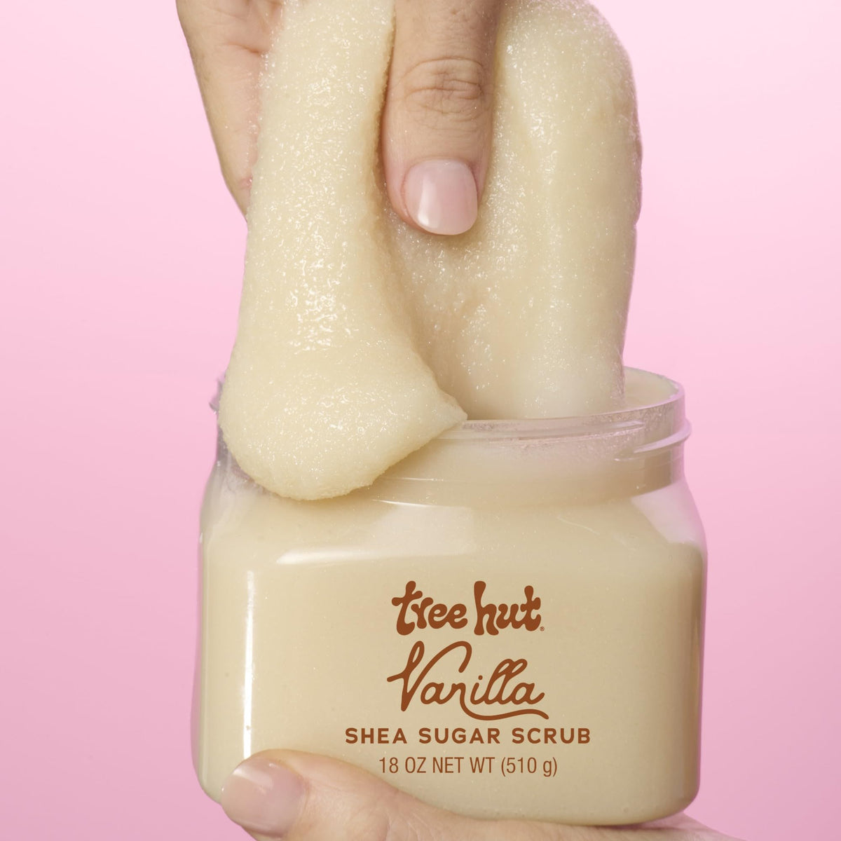 Tree Hut Vanilla Shea Sugar Body Scrub 18 oz, Exfoliating & Hydrating