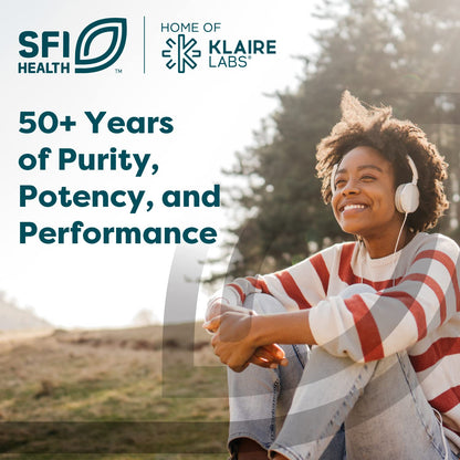 Klaire Labs SFI Health Spectrafiber - Hypoallergenic 9 Soluble Fiber Blend with Apple Pectin & Glucomannan, No Psyllium & Gluten-Free (120 Capsules)