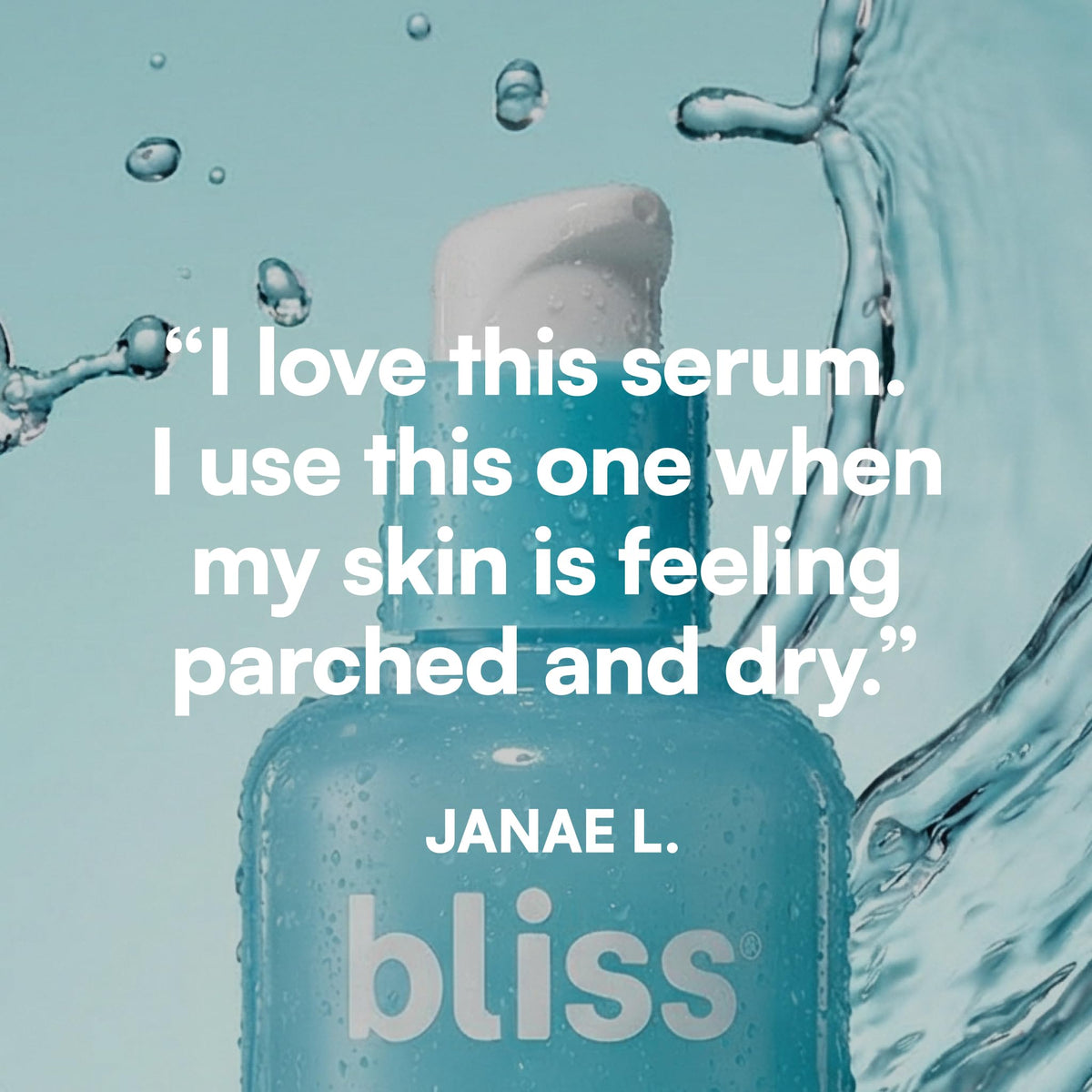 Bliss Drench & Quench Hyaluronic Acid Serum - Hydrating Face Serum with Amino Acids - Deep Moisture, Plumps & Smooths Dry, Sensitive Skin - 1 Fl Oz