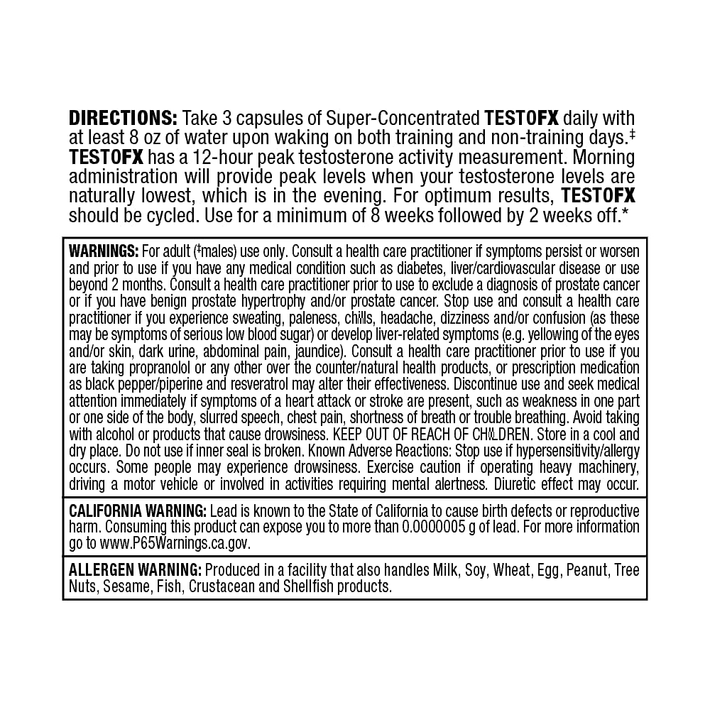 ALLMAX Nutrition TESTOFX Xtreme Testosterone Booster for Men - Tribulus, Ashwagandha & Tongkat Ali - Strength, Energy & Vitality Support (90 Capsules)