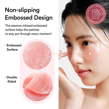 Abib PDRN Retinal Eye Patch - 60 Patches (84g) - Firming Hydrogel Masks with Niacinamide for Dark Circles & Fine Lines