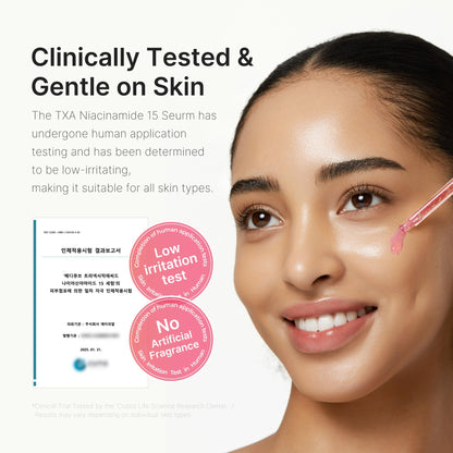 medicube TXA+Niacinamide 15% Glow Facial Serum for After Spot Care - All-in-One Daily Korean Skincare - Uneven Skin Tone, Texture, and Hydration Care - High-Potency Tranexamic Acid 5% - 1.01 fl.oz