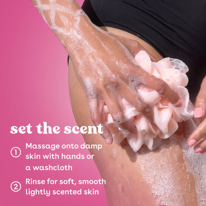 eos Cashmere Body Wash Pomegranate Raspberry 16 fl oz - Moisturizing Creamy Gel with Shea Butter