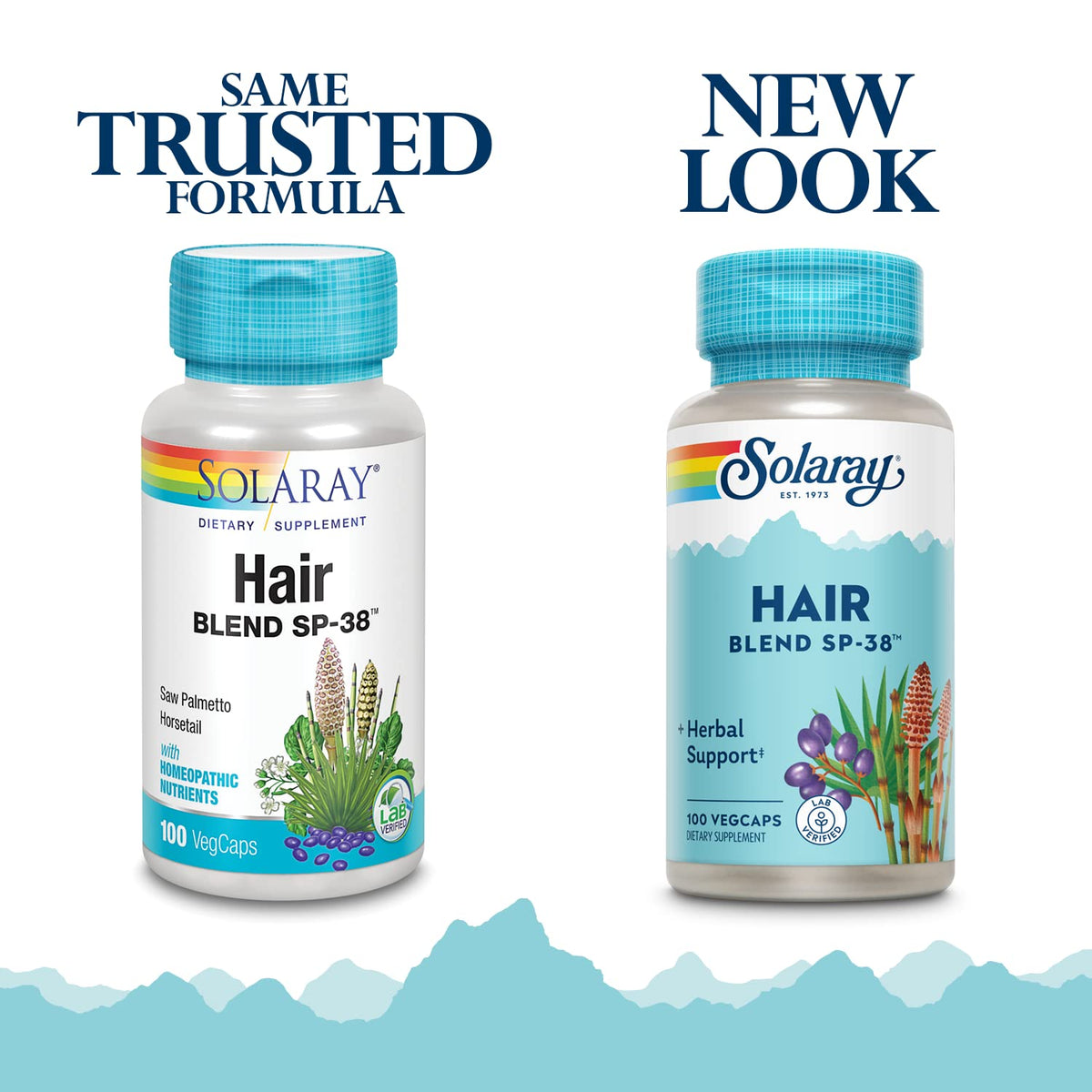 SOLARAY Hair Blend SP-38 - Herbal Hair Support - 100 VegCaps