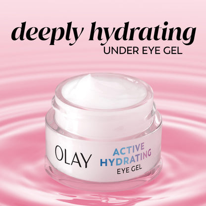 Olay Active Hydrating Eye Gel - Fragrance-Free Hyaluronic & Niacinamide (15g)