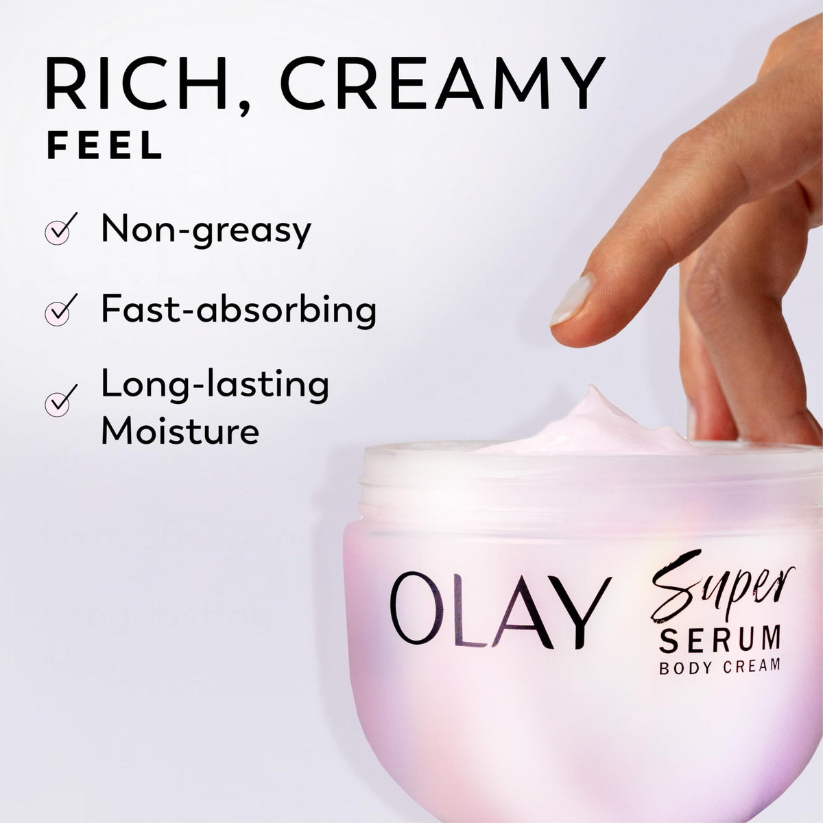 Olay Super Serum Body Cream 10 fl oz for Dry Skin