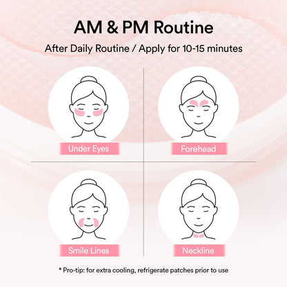 Abib PDRN Retinal Eye Patch - 60 Patches (84g) - Firming Hydrogel Masks with Niacinamide for Dark Circles & Fine Lines