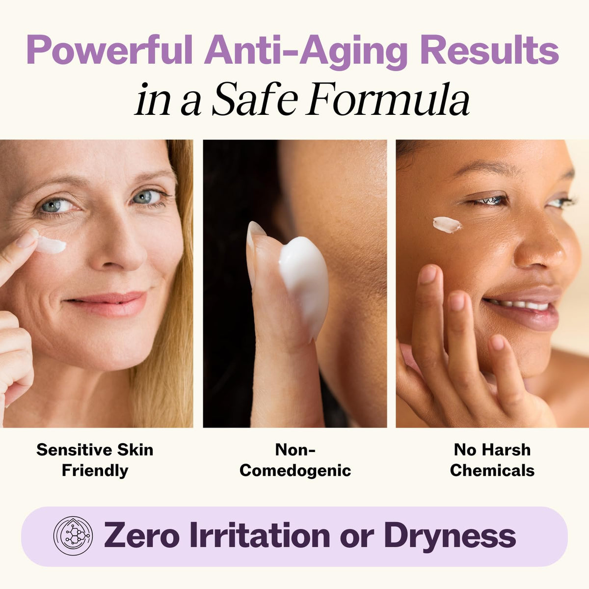 LilyAna Naturals Eye Cream Duo (1.7 oz x 2) - Natural Anti-Aging Treatment for Dark Circles, Puffiness & Sensitive Skin