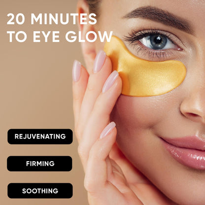 Celor Under Eye Patches (80 Pairs / 160 Patches) - Amino Acids & Collagen Eye Masks for Dark Circles, Puffiness & Wrinkles - USA Tested - Self-Care Gift for Women
