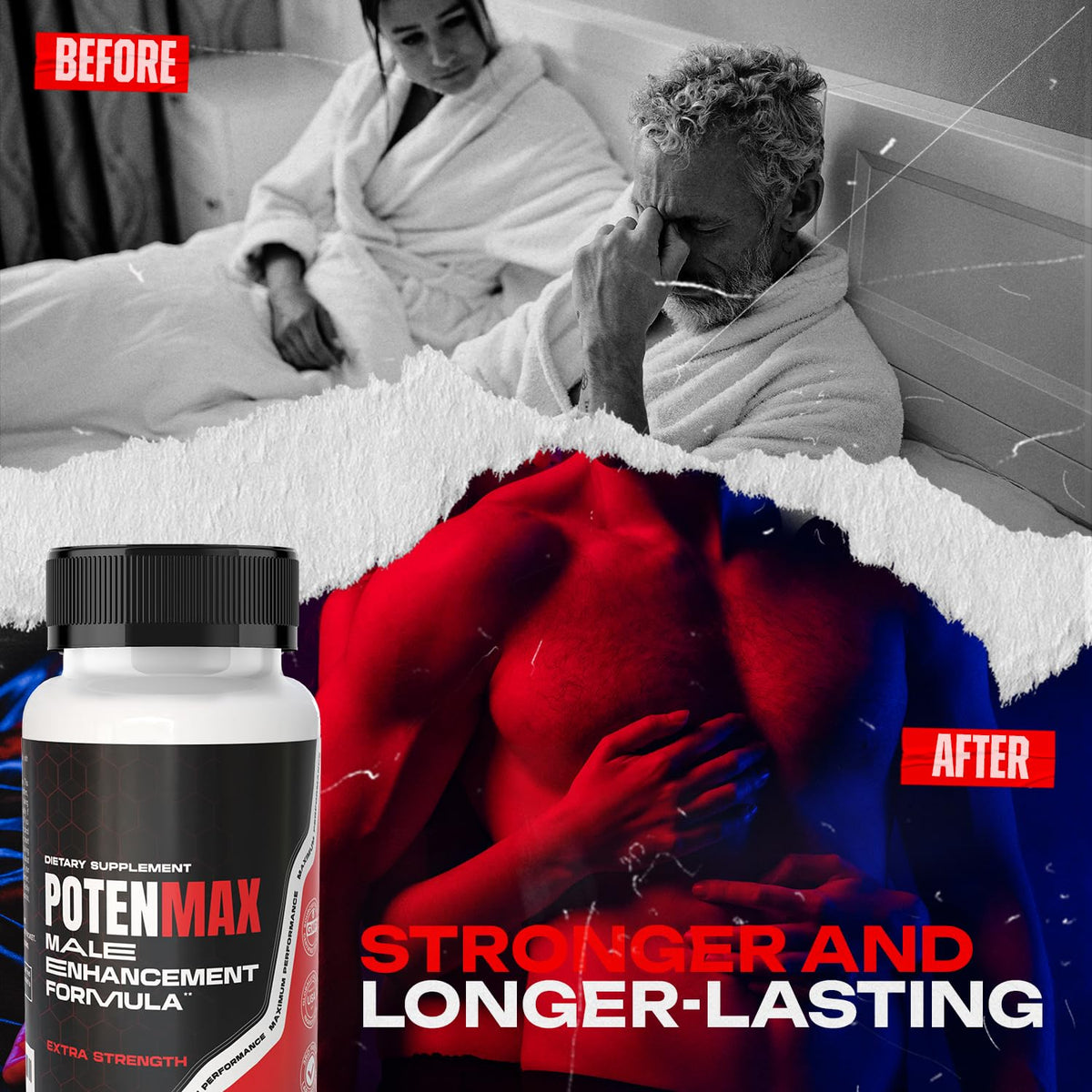 19-in-1 Testosterone & Libido Support for Men - Tongkat Ali, Tribulus & Maca - Energy, Blood Flow & Stamina Supplement - Enyvia (60 Capsules)