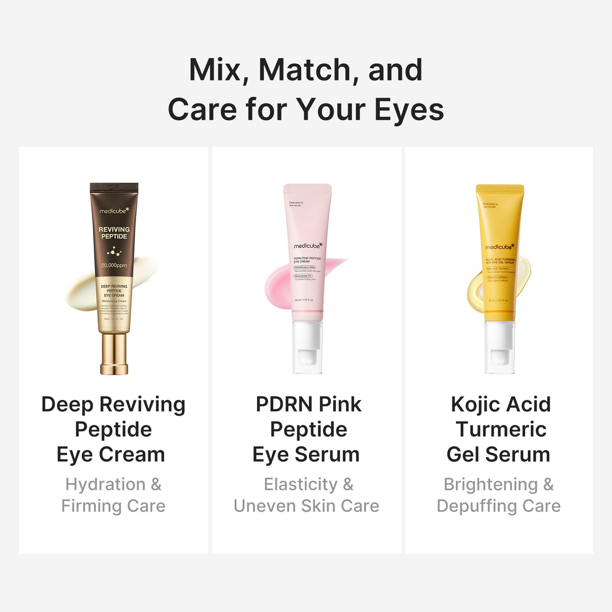 medicube Brightening Eye Serum with Kojic Acid & Retinol 1.01 fl oz