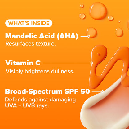 Paula's Choice Brighter Days Ahead Kit, Vitamin C and AHA Trio, Includes Travel Size C5 SPF Face Sunscreen, Mandelic Acid Exfoliant, C15 Vitamin C Booster Serum, Brightening & Resurfacing, 3-Piece Set