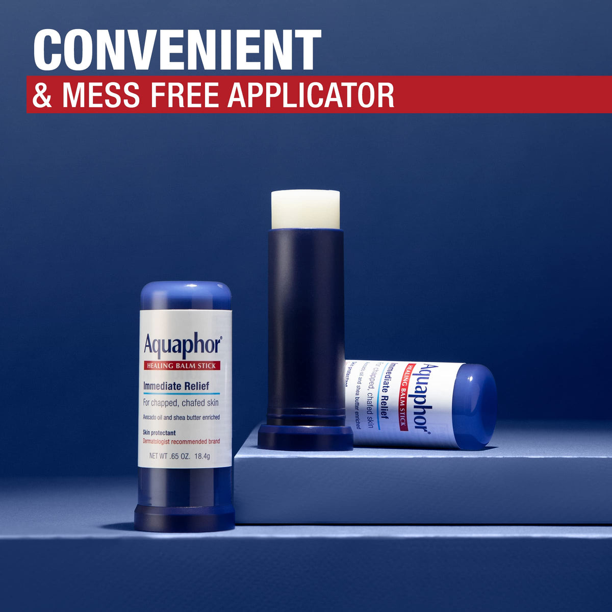 Aquaphor Healing Balm Stick Skin Protectant with Avocado Oil & Shea Butter 0.65 oz